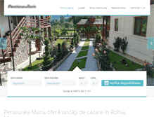 Tablet Screenshot of pensiuneamaria.com